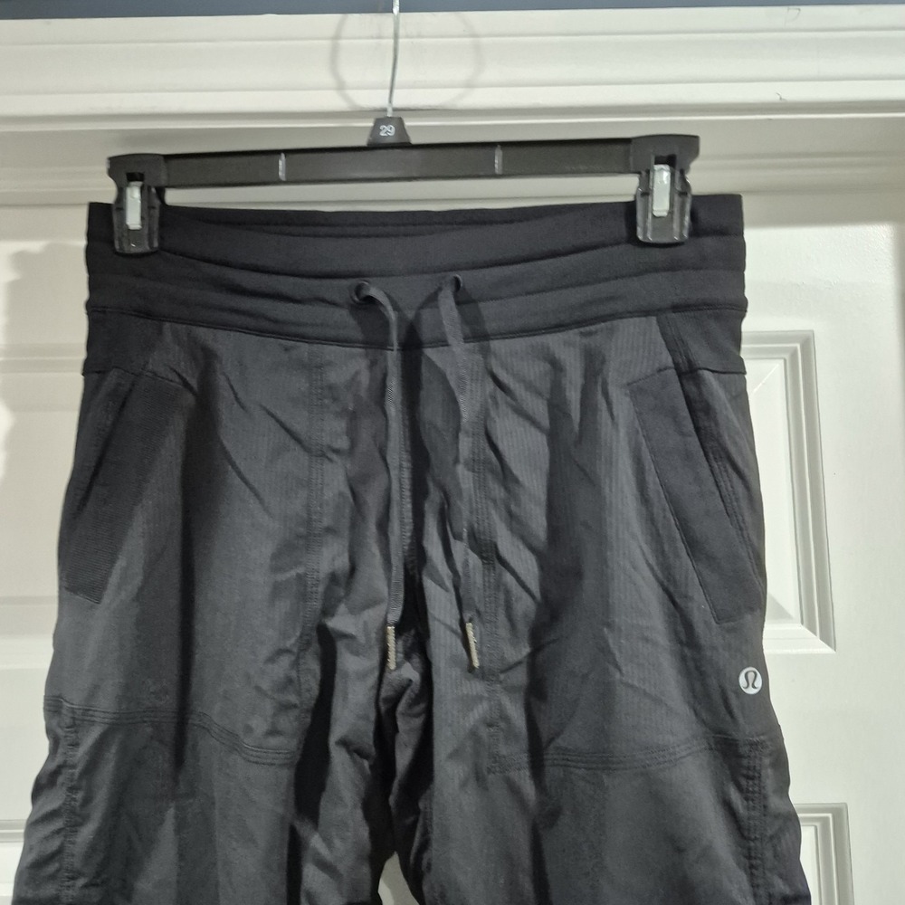 Lululemon Pants Womens 6 Black Dance Studio Lined Full Length Baggy Wide Leg - Picture 7 of 12